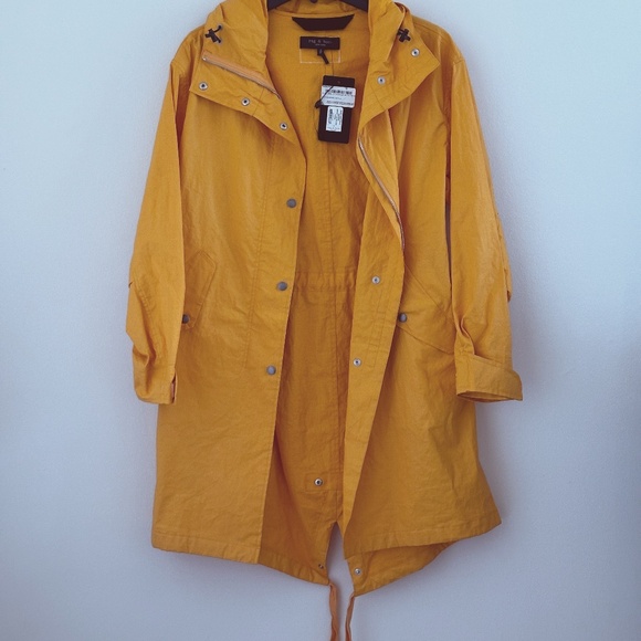 Rag and Bone Yellow Raincoat - Picture 3 of 8